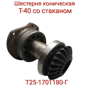 Шестерня Т25-1701180-Г коническая со стаканом Т-40   