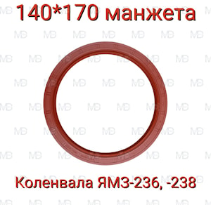 236-1005160 Сальник коленвала задний 140х170х16-2.2 ЯМЗ-236, -238  