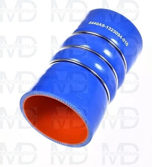 5440А9-1323094-010 Патрубок силиконовый для МАЗ интеркулера дв.ЯМЗ-650 гофра (d79, l150)